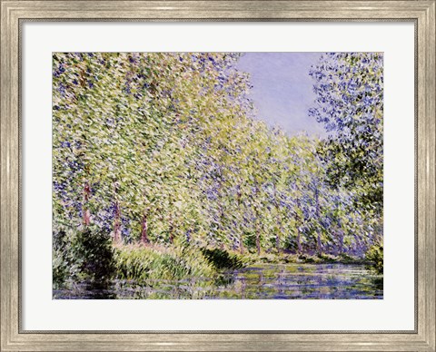 Framed Epte River near Giverny Print