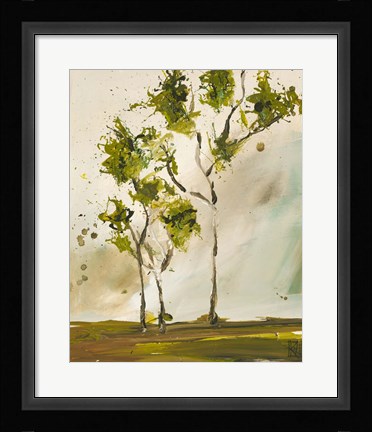 Framed Calli Trees I Print