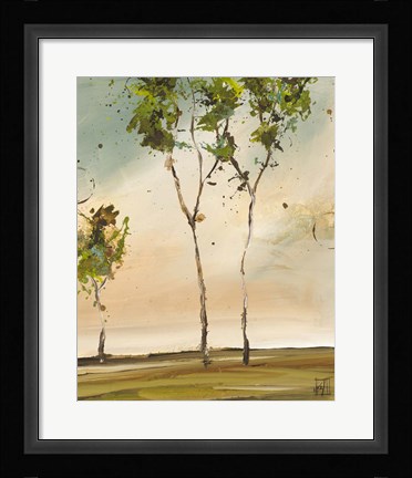 Framed Calli Trees II Print