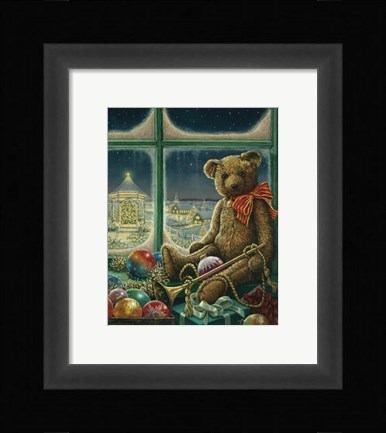 Framed Bentley Celebrates Christmas Print