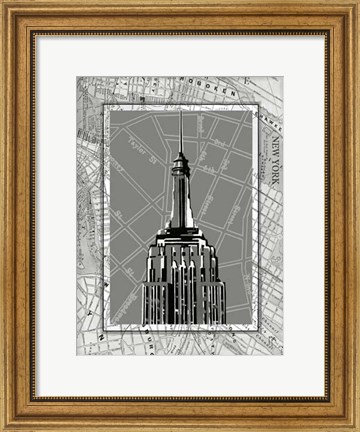 Framed Small Tour of New York II Print