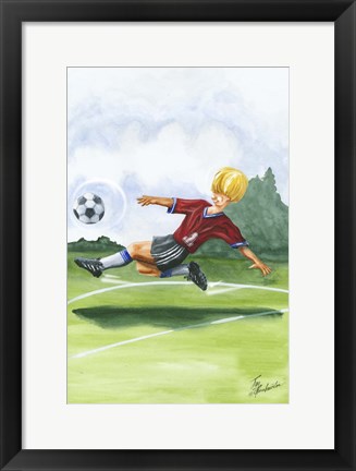 Framed Kickin it I Print