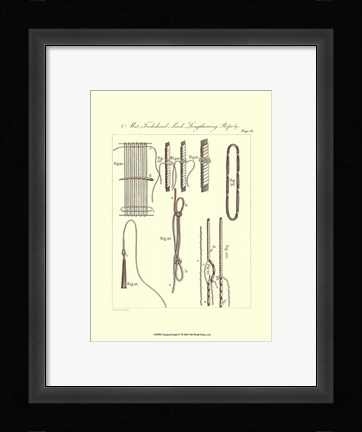 Framed Nautical Details IV Print