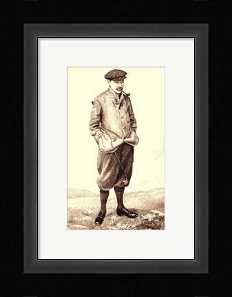 Framed Vanity Fair Golfers IV Print