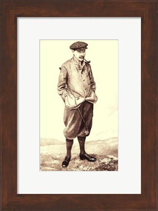 Framed Vanity Fair Golfers IV Print