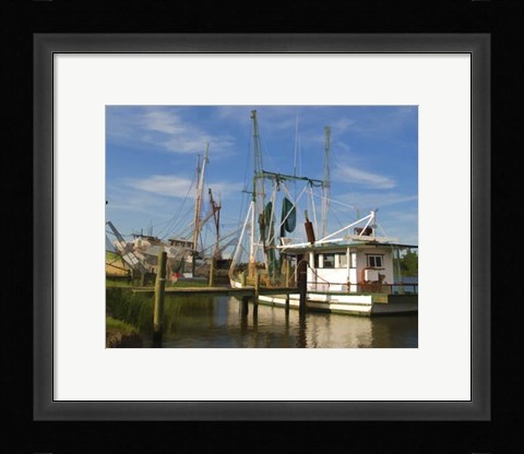 Framed Small Safe Harbor I Print