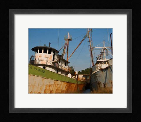 Framed Small Safe Harbor IV Print