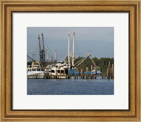 Framed Small Safe Harbor V Print