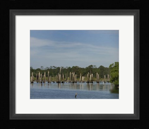 Framed Small Safe Harbor VI Print
