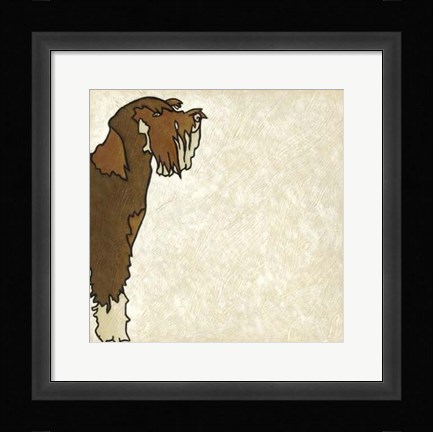 Framed Good Dog VI Print