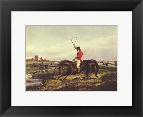 Framed English Hunt VIII Print