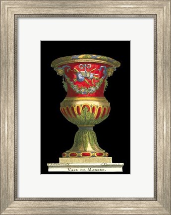 Framed Small Vase with Instruments (IP) Print