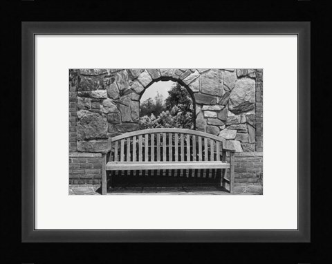 Framed Garden Respite III Print