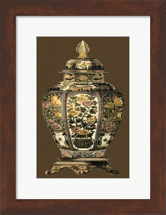 Framed Small Amber Porcelain II (U) Print