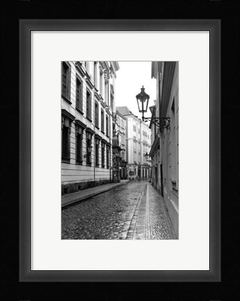 Framed Streets of Prague III Print