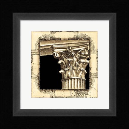 Framed Small Architectural Schema II Print