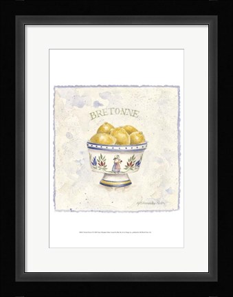 Framed French Pottery II Print