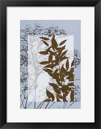 Framed Sm Translucent Wildflowers VI Print