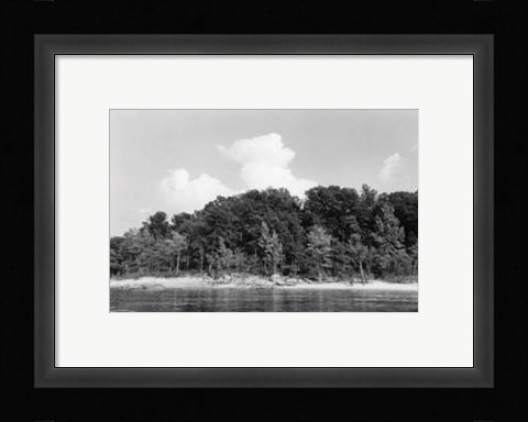 Framed Serene Lake I Print