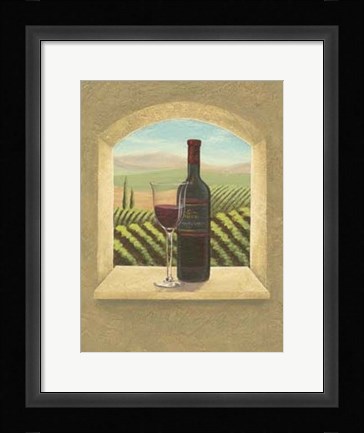 Framed Vineyard Vista II Print