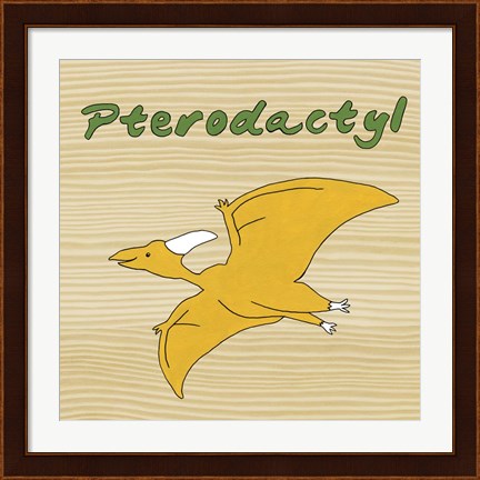 Framed Pterodactyl Print