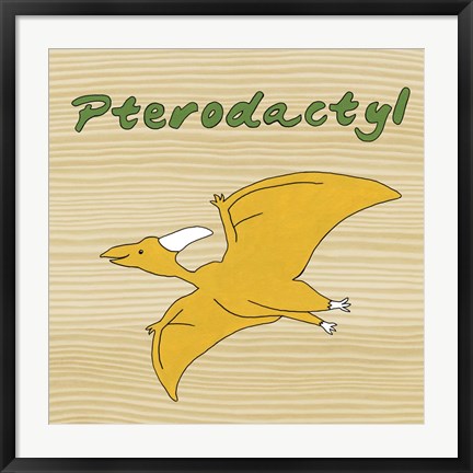 Framed Pterodactyl Print