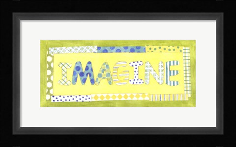 Framed Imagine Print