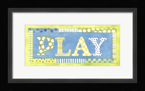 Framed Play Print
