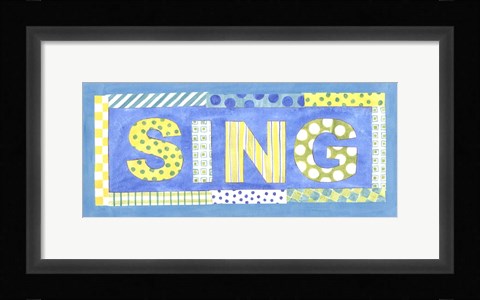Framed Sing Print