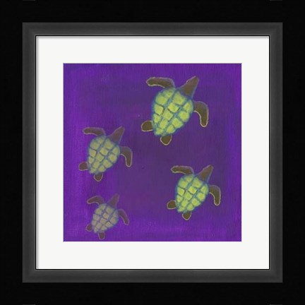 Framed Wave Riders IV Print