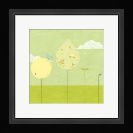 Framed Lollipop Forest I Print