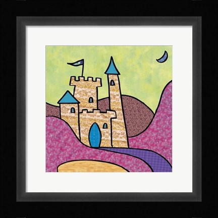 Framed Calico Kingdom III Print