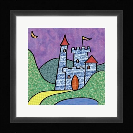 Framed Calico Kingdom IV Print