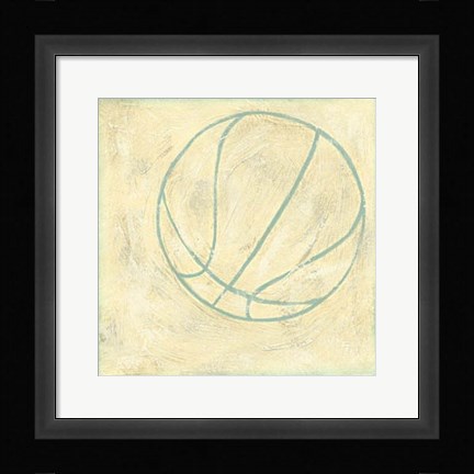 Framed Basketball Rules Print