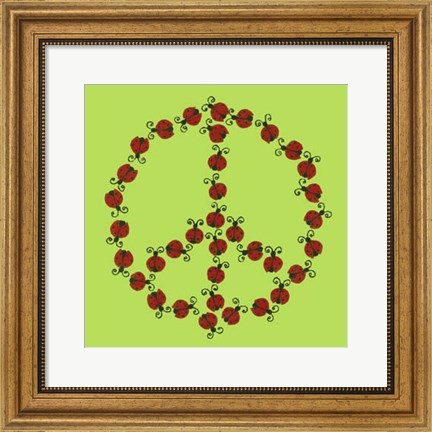 Framed Peace Collection IV Print
