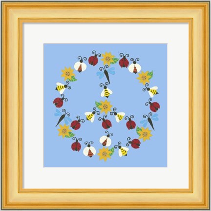 Framed Peace Collection VI Print