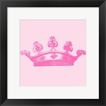 Framed Princess Crown II Print