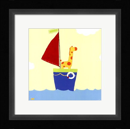 Framed Sailboat Adventure I Print