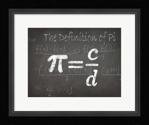 Framed Mathematical Elements I Print