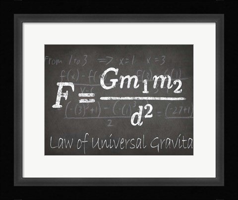 Framed Mathematical Elements II Print
