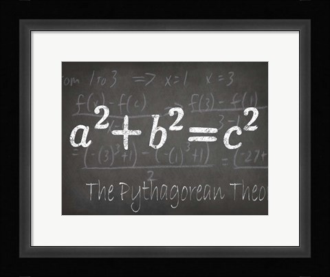 Framed Mathematical Elements IV Print