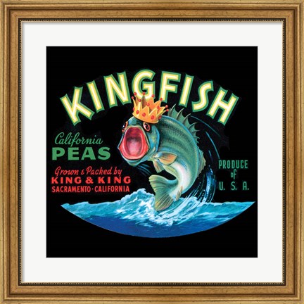 Framed Kingfish Print