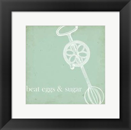 Framed Cottage Kitchen I Print