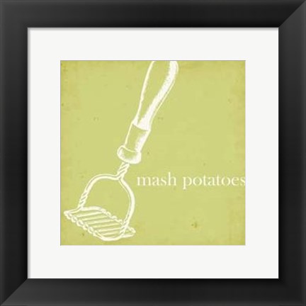 Framed Cottage Kitchen II Print