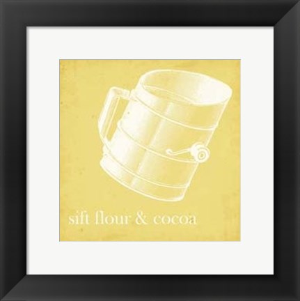 Framed Cottage Kitchen III Print