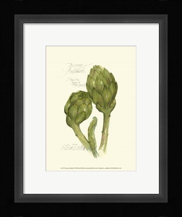 Framed Tuscany Artichoke Print