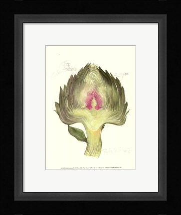 Framed Globe Artichoke Print