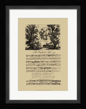 Framed Neglected Lass Print