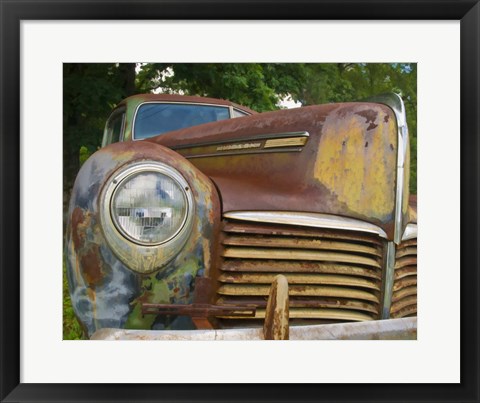 Framed Small Rusty Hudson I Print