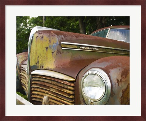 Framed Small Rusty Hudson II Print